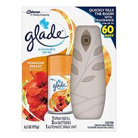 Glade Automatic Spray Air Freshener Starter Kit, 6.2 oz (Hawaiian Breeze, Pack - 2)