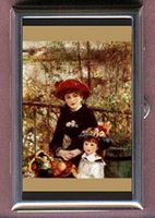 Renoir On The Terrace Impressionist Art Decorative Pill Box