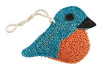 Loofah-Art 100% Natural Loofah Kitchen and Household Scrubber/Sponge, Blue Bird