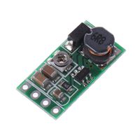 KIMME DD06AJSB DC 3.3V 3.7V 5V to 6V 9V 12V Adjustable Step-Up Boost Converter Voltage Regulator Power Module Integrated Circuits