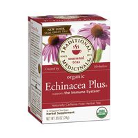 Traditional Medicinals Organic Echinacea Plus - Caffeine Free - 16 Tea Bags (Pack of 6) - Pack Of 6