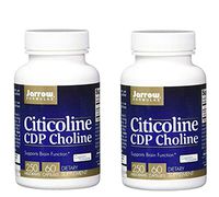 Jarrow Formulas Citicoline CDP Choline Supports Brain Function 250 miligrams (60 Capsules) Pack of 2