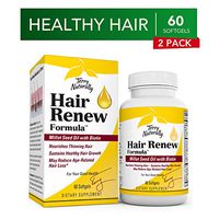 Terry Naturally Hair Renew Formula (2 Pack) - 60 Softgels - Supports Healthy Hair Growth, Nourishes Thinning Hair, Contains Millet Seed Oil, Horsetail, Biotin & Folic Acid - Gluten-Free - 60 Servings