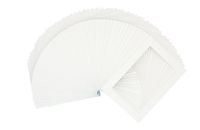 Golden State Art, Pack of 25, 5x7 White Picture Mats Mattes with White Core for 4x6 Pictures