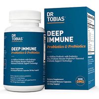Dr Tobias Deep Immune Probiotic & Prebiotic 4.4 Billion CFUs, Supports a Healthy Gut and No Refrigeration Needed