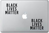 Black Lives Matter LeporeDecals3832 Set Of Two (2x) , Decal , Sticker , Laptop , Ipad , Car , Truck