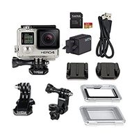 GoPro HD Hero4 Silver Action Camcorder with Dual Battery Charger and 16GB MicroSD Card