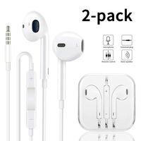 Earbuds/Earphones/Headphones, Premium in-Ear Wired Earphones with Remote & Mic Compatible 6s/plus/6/5s/se/5c/MP3 (White)
