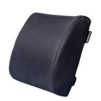 Lumbar Back Support Pillow by SpineRefined - Premium Memory Foam Orthopedic Cushion Provides Optimal Spine Comfort for Car, Office Chair, Couch, or Recliner - Breathable Machine Washable 3D Mesh Cover