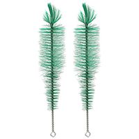 Bottle Brush Cleaner, Tube Pipe Cleaning Brush Set for Washing Beer, Wine, Kombucha, Decanter, Brewing Bottles, Soft Tip Brushes, Set of 2, Nylon