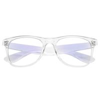 Blue Light Blocking Glasses Large Face Square/Semi-Rimless Computer Game Glasses