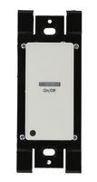 Leviton LVS-1W Low Voltage Pushbutton Station, 1 Button-On/Off, 1 Gang, White