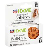 Rite Aid Home Hearing Aid Batteries, Size 13, 8 ct - 3 pk