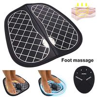 Jinyi EMS Physiotherapy Foot Massage Mat Electric Vibration Acupoints Massager Relieve for Blood Circulation Relaxing Pain Relief Fibromyalgia Painful Diabetic Neuropathy