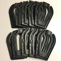 Lot 10 Black Foldable Stand Smoking Pipe Tobacco Plastic Cigar Pipe Rack Holder