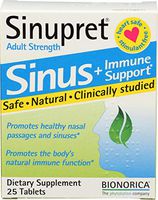 Bionorica, Sinupret Adult Strength, 25 Tablets