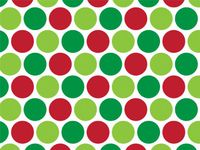 Pack Of 240, Merry Dots Recycled Christmas Printed Tissue Paper 20" X 30" Sheets Made In USA