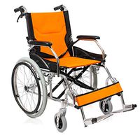 YZFGY Disabled Trolley Aluminum Alloy Manual Wheelchair Portable Folding Old Walker