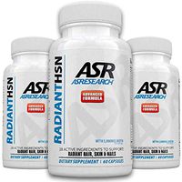 AS Research Radiant Hair, Skin & Nails Vitamins | Biotin 5000 Mcg | Hair Growth for Women and Men | Vegan Gluten-Free 60 Capsules