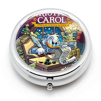 DISNEY COLLECTION Pill Case Disney Christmas Carol Starring Scrooge Mcduck 3 Sets Water Rust Proof Travel Portable Daily Medicine Pill Box