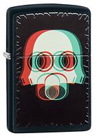 Zippo Nuclear Mask 3D Outdoor Indoor Windproof Lighter Custom Personalized Engraved Message on Backside