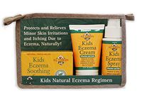 All Terrain Natural Kids Eczema Regimen 3pc, Soothing Soap,  Cream & Spray, Safe & Effective Eczema Relief, Contains Natural Ingredients