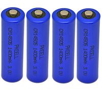 4PC x CR14505 3.0V 1400mAh AA Size Li/MonO2 Non-Rechargeable Battery