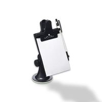VaygWay Car Note Pad Holder-Memo Pad Clip Pen Clipboard- Mount Dashboard Suction Flexible Neck- Office Paper Notebook Writing