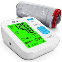 Blood Pressure Monitor by CIGII,Accurate Automatic Upper Arm Bp Machine & Pulse Rate Monitoring Meter with Cuff 22-40cm, 2x120 Sets Memory, 3 Colors LCD Backlight-FDA Approved ¡­