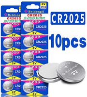 Beidongli CR2025 Battery 3V Lithium Battery Coin Button Cell 10 Pack 【5-Year Warranty】