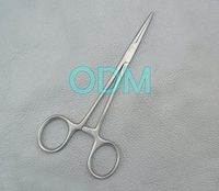 ODM Stainless Steel Crile Straight Pet Hemostat, 6-1/4-Inch