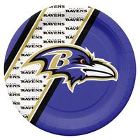 Hall of Fame Memorabilia Baltimore Ravens Disposable Paper Plates