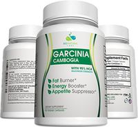Pure Garcinia Cambogia Extract Capsules with 95% HCA, Natural Appetite Suppressant and Metabolism Booster for Weight Loss, for Men and Women (90 Capsules, 1400mg per Serving, 45 Day Supply)
