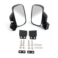 Side View Mirrors for Ranger 570 900 XP with Lock and Ride Cab System/Heavy Duty Large Size（Comaptible with Windshield not Full Door）
