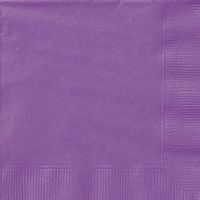 Purple Paper Napkins, 20ct