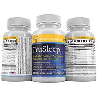 Nordic Clinical – TruSleep – MicroActive Melatonin – Sleep Supplement – Filters Out Blue Light – Reduces Eye Strain – Non-Habit Forming – 60 Capsules
