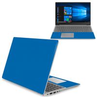 Mightyskins Skin Compatible with Lenovo Ideapad 330s 15" (2018) - Solid Blue | Protective, Durable, and Unique Vinyl Decal Wrap Cover | Easy to Apply, Remove, and Change Styles | Made in The USA