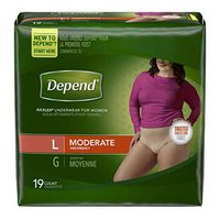 Depend 38536 Underwear, Case of 76