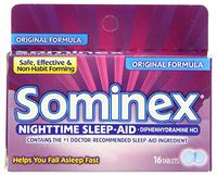SOMINEX ORIGINAL NIGHTTIME SLEEP-AID 16 tabs