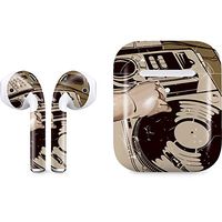 Skinit Decal Audio Skin for Apple AirPods with Wireless Charging Case - Officially Licensed Skinit Originally Designed DJ Spinning Design