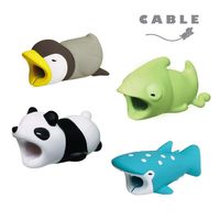 Cable Bites,JEDE Animal Bites Cable Protector for Apple iPhone Charging Cable iPhone X/8/8 Plus/7 Plus 6s/6s Plus/6/6 Plus/5s/5/SE/iPad USB Power Cord,Cable Saver Accessories (Pack of 4)