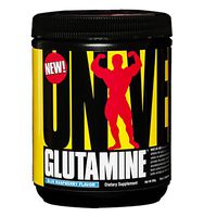 Universal Nutrition Glutamine Powder Supplement - Pure L-Glutamine - Muscle Recovery BCAA - Full 5g of Glutamine per Serving - Pharmaceutical Grade Amino Acid - 300 g - Blue Raspberry