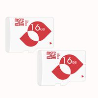 MENGMI Micro SD Card 16GB Class 10 U3 TF Card microSDHC Memory Card with SD Adapter for DJI Drone,Nikon,Samsung,Camera,Dash Cam,Action Cam,Phone - 2 Pack(U3 16GB)