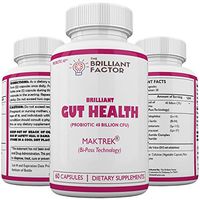 The Brilliant Factor Gut Health Supplement – Probiotic for Digestive Health | Supports Bloating-Gas Relief and Healthy Immune System - Enhance Microorganisms