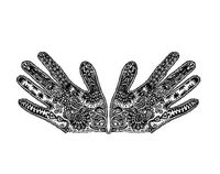 Karmabee Hands Note Cards, Blank Inside, Set of 10