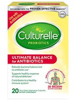 Culturelle Ultimate Balance Probiotic for Antibiotics | Use with Antibiotics | Once per Day | Contains 100% Lactobacillus rhamnosus GG | Restores Good Bacteria Lost to Antibiotic Use* | 20 Count