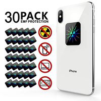 EMF Protection Anti Radiation Shield Sticker for Cell Phone/iPhone/WiFi/Laptop-All Devices, 99% EMR/EMF Protection|Negative Ion|Anti Radiation Shield|EMF Blocker Neutralizer -30 Pack Bundle Deal!