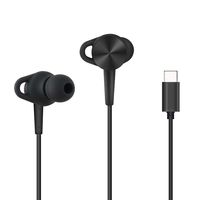 Type C Headphone SUMWE Hi-Fi Digital Stereo Earbuds in-Ear USB C Headphones w/Mic for Google Pixel 4/3/2/XL, Samsung Note 10/+, Huawei, OnePlus, Nokia, Razer, Moto Z, HTC, Essential - Black