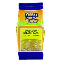 Double 00 Empty Gelatin Caps - 250 caps