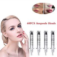 SWGN Hyaluronique Syringe,60Pcs Ampoule Head,High Pressure Wrinkle Removal Water Syringe Atomizer Beauty Machine